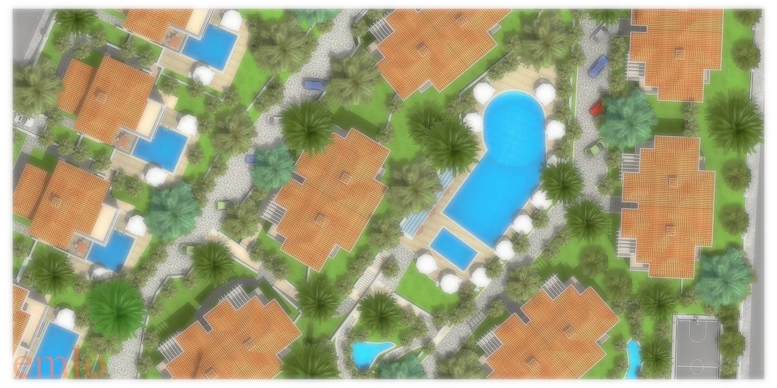 Sarıgerme Park Resort - Site Plan
